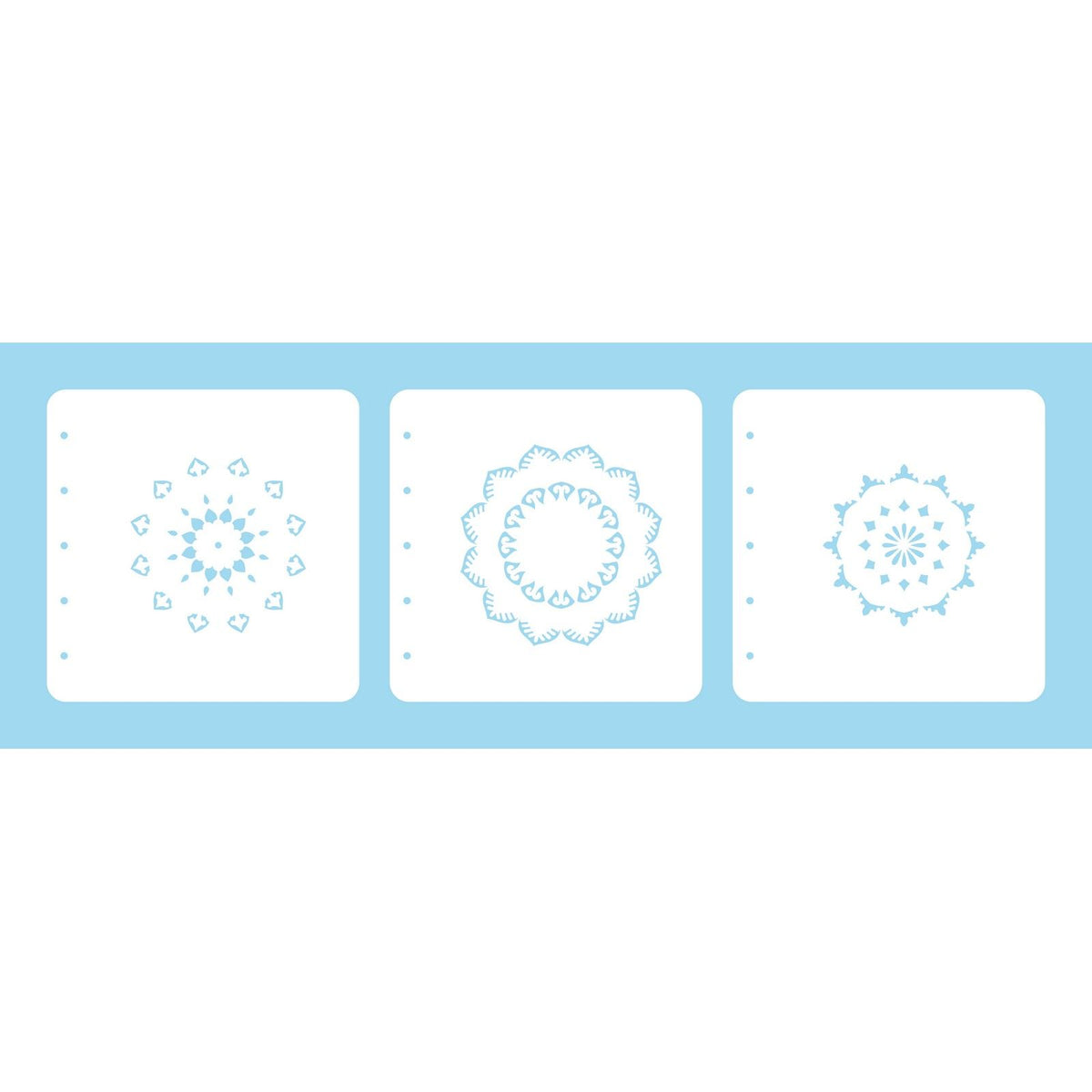 Nellie's choice • set of 3 layered combi stencils set mandala-2