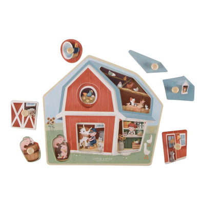 Little dutch little farm houten puzzel fsc