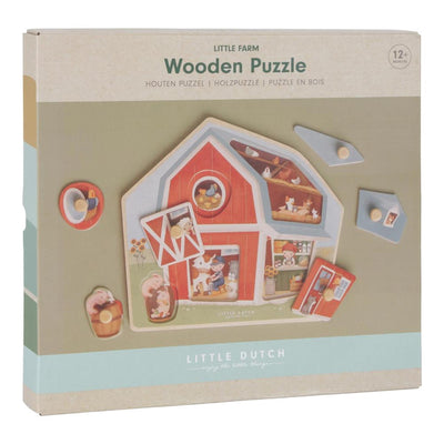 Little dutch little farm houten puzzel fsc
