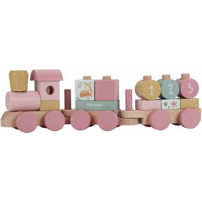 Little dutch fairy garden blokkentrein roze