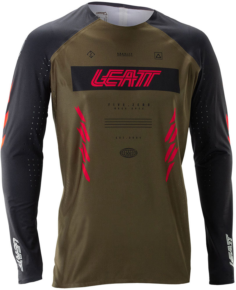 Leatt gravity 5.0 - mtb long sleeve jersey | xxl