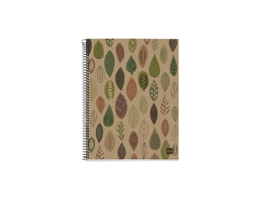 Miquelrius notitieboek - leaves - a4 blanco - 120 blz