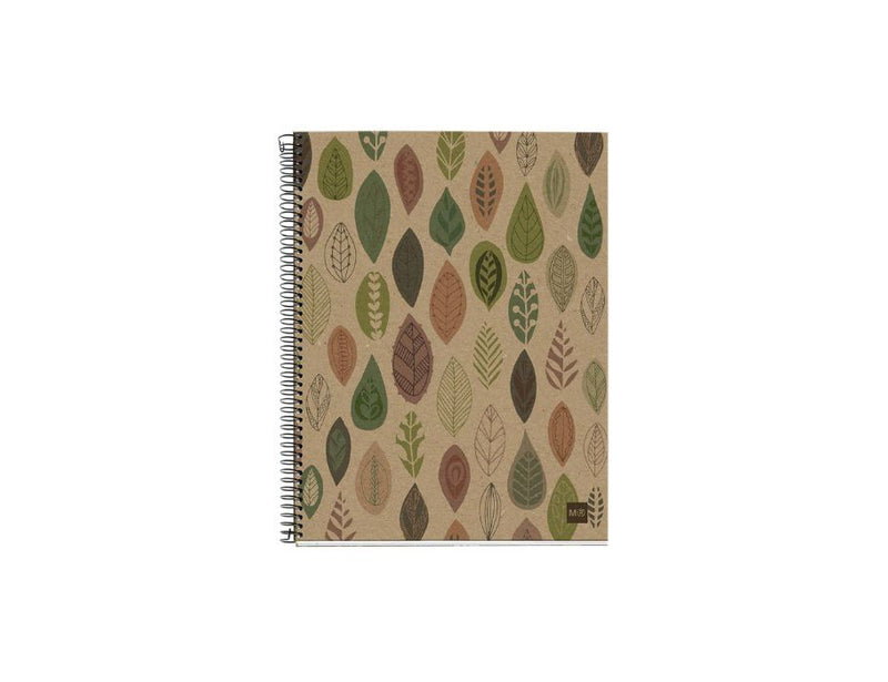 Miquelrius notitieboek - leaves - a4 blanco - 120 blz