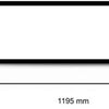 Enzo led backlit paneel zwart 120x30cm 30w 4050lm tri-white - 5016260