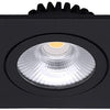 Enzo led inbouwspot 6w 2700k 85mm 60gr vierkant verstelbaar zwart - led4615