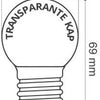 Enzo led kogellamp e27 helder warm wit 1w - led0146