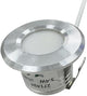 Enzo led mini inbouwspot 1,5w 2700k 37mm 60gr rond vast geschuurd staal - led4632