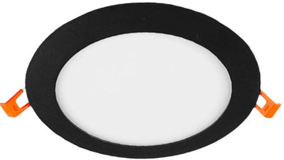 Enzo led panel downlight 12w 3000k incl. driver zwart - led2630