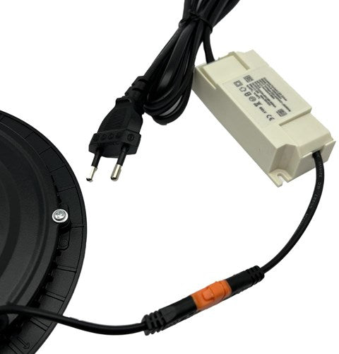 Enzo led panel downlight 24w 3000k incl. driver zwart - led2650