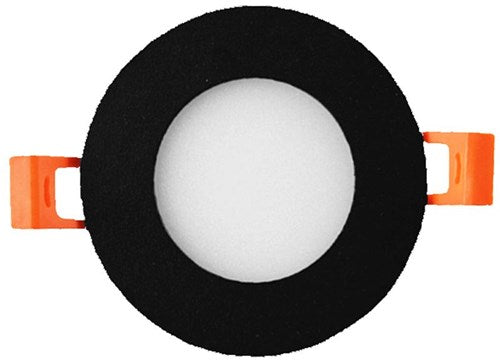 Enzo led panel downlight 3w 4000k incl. driver zwart - led2602