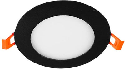 Enzo led panel downlight 6w 3000k incl. driver zwart - led2610