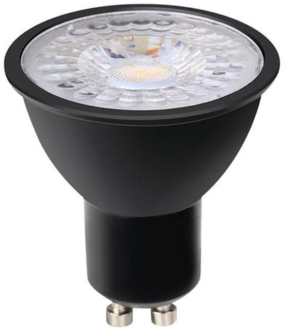 Enzo led spot gu10 230v 3-35w 60gr zwart 2700k dimbaar - led0630