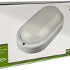 Enzo led wandlamp 8w ovaal bulkhead wit 4000k - 5082100