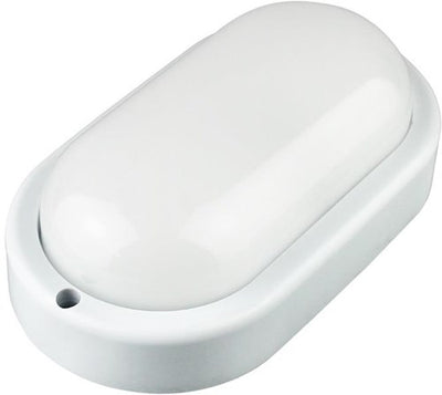 Enzo led wandlamp 8w ovaal bulkhead wit 4000k - 5082100