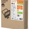 Enzo ledvance led bouwlamp 50w 3000k zwart + sensor - 5017580