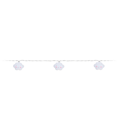 Ledverlichting slinger wolkjes 150cm
