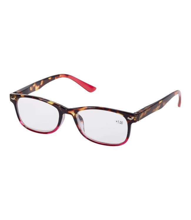 Spectrum spectrum leesbril vlam roze rechthoekig 3.00