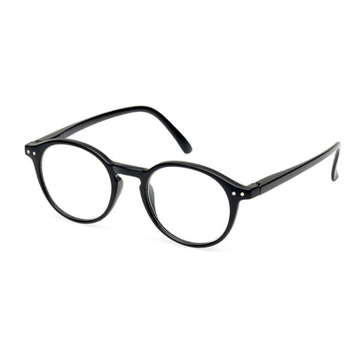 Spectrum leesbril zwart rond 1.00