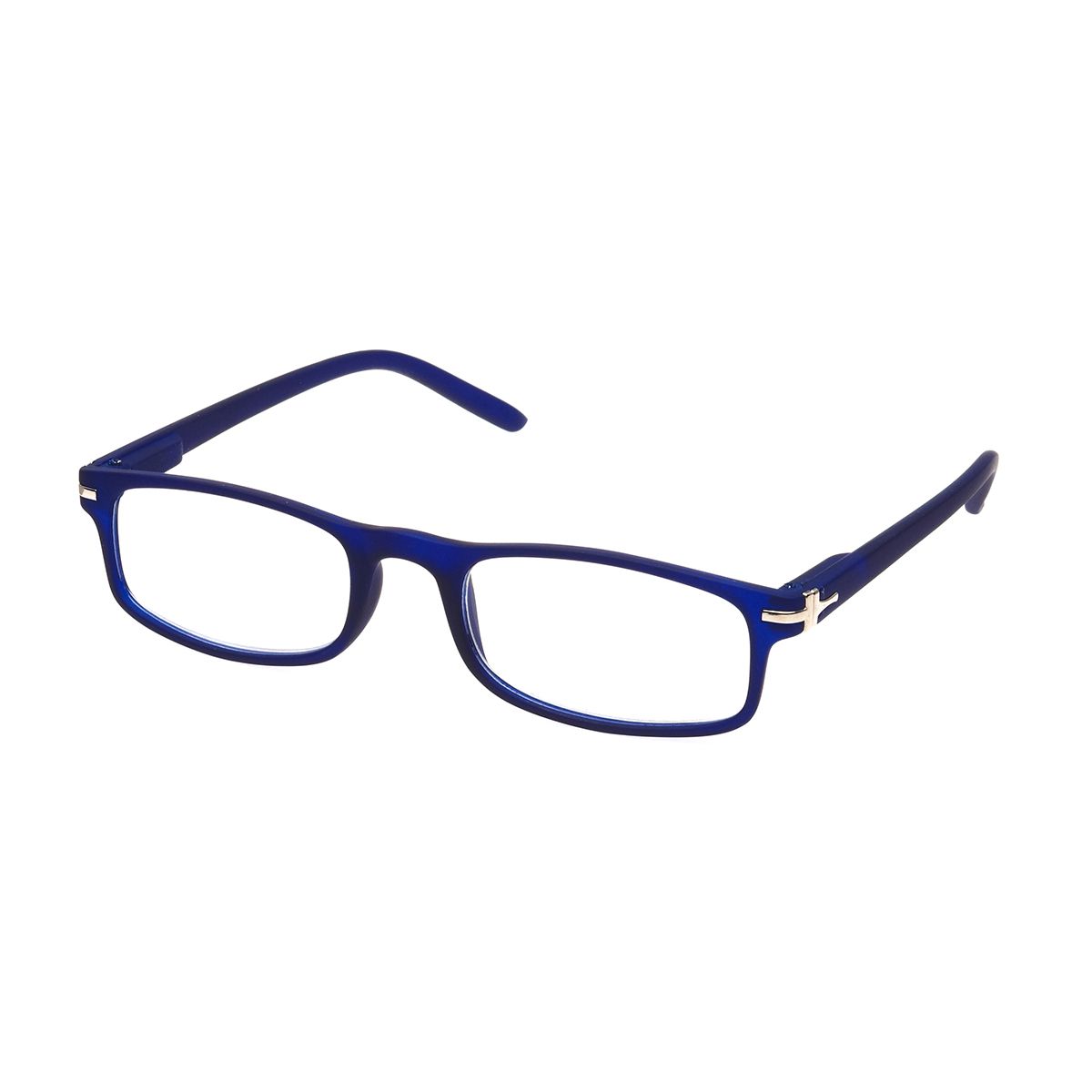 Spectrum leesbril mat blauw rechthoekig 3.00