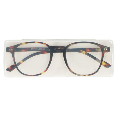 Spectrum leesbril ultra flat in case havana 1.00