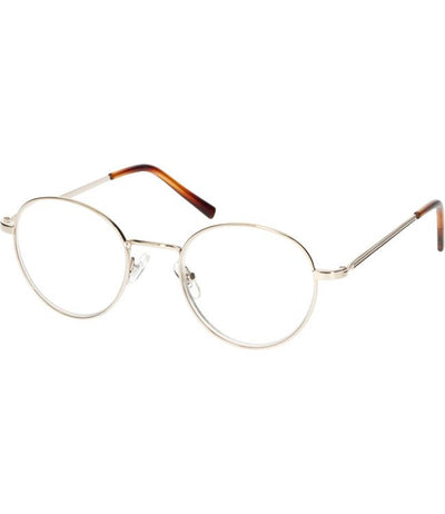 Spectrum leesbril rond zilver klassiek 3.00