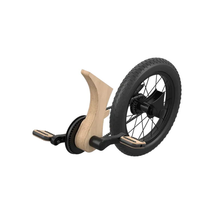 Leg and go pedal bike add-on