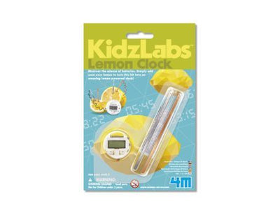 4m kidzlabs kidzlabs – bouwpakket citroenklok