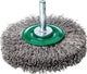 Lessmann ronde borstel | d. 50 mm schacht 6 mm draaddikte 0,3 mm | rvs 11 mm 15.000 omw min | max. toerental 15000 min-¹ | 1 stuk - 415362 415362