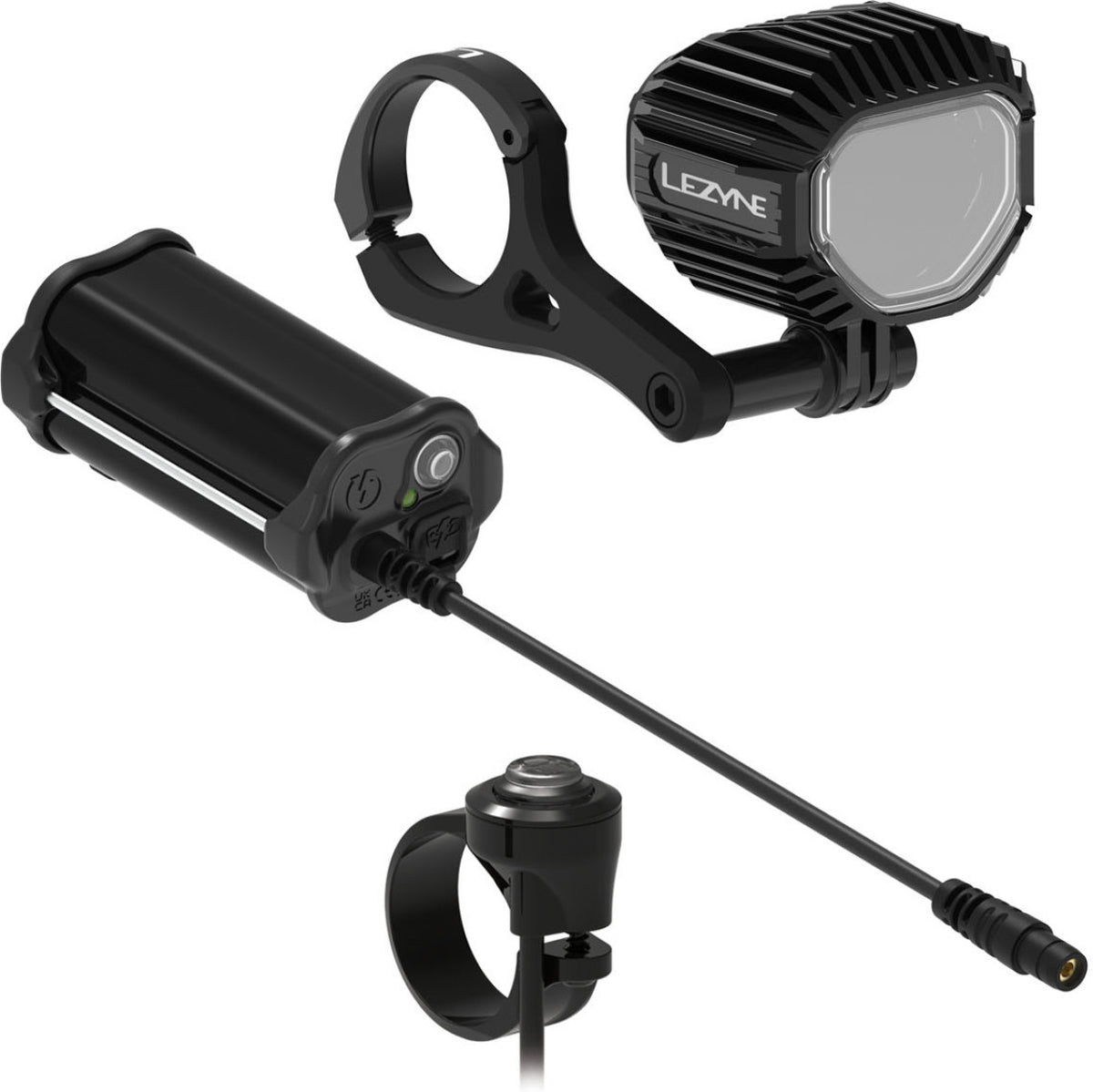Lezyne super hb stvzo p1350+ loaded kit lighting set