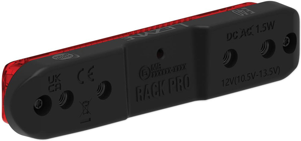 Lezyne rack pro stvzo e40 rear light