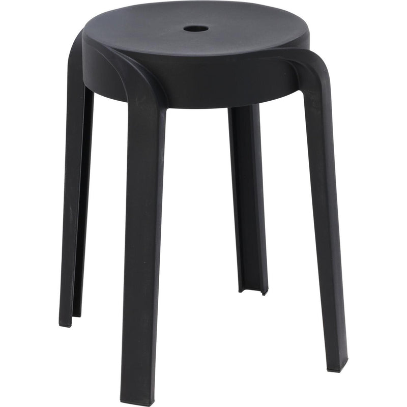 Home styling kruk stapelbaar zwart