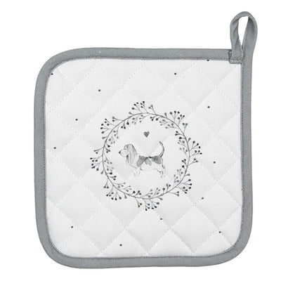 Clayre eef pannenlap hond 20x20cm