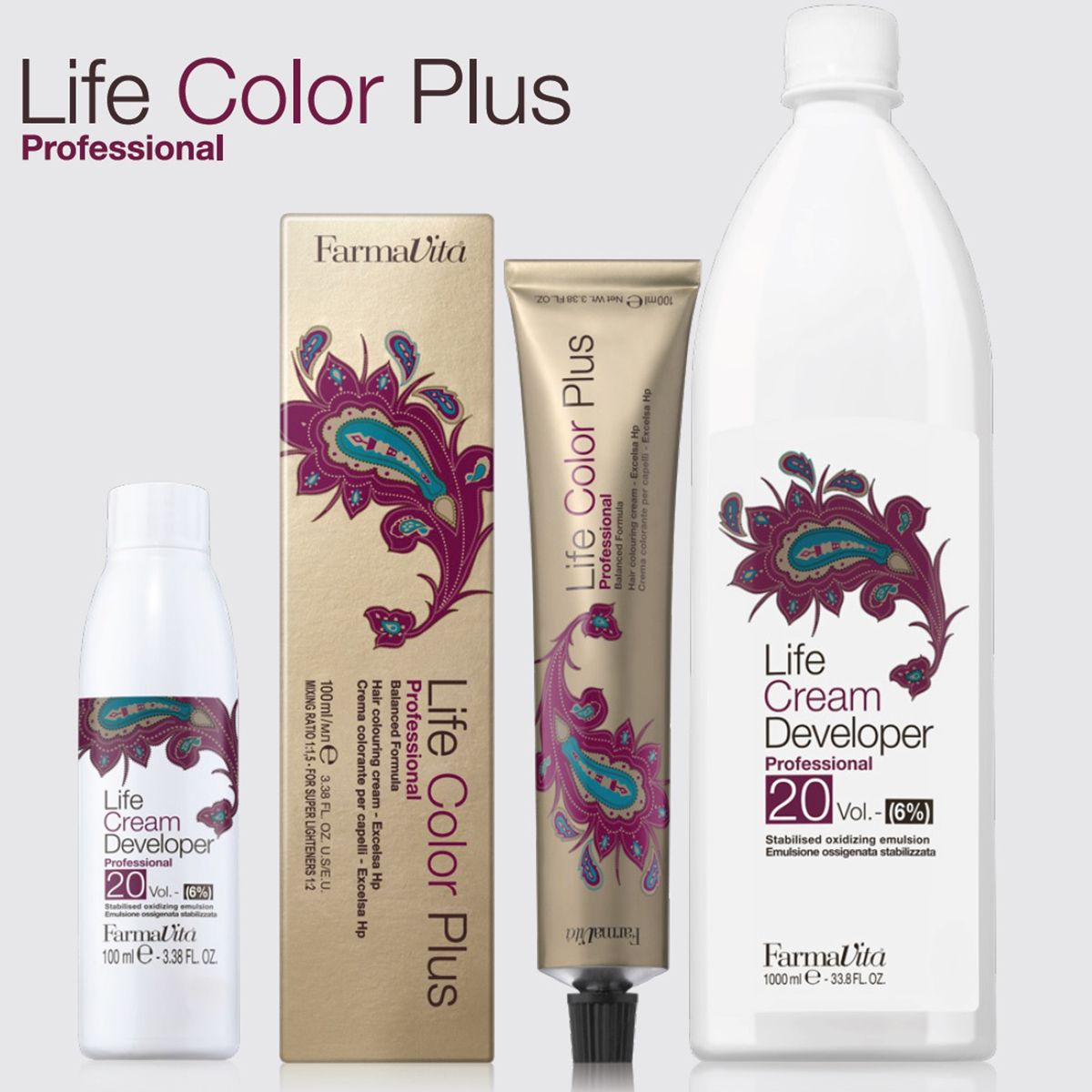 Farmavita life cream developer 12% 1000ml
