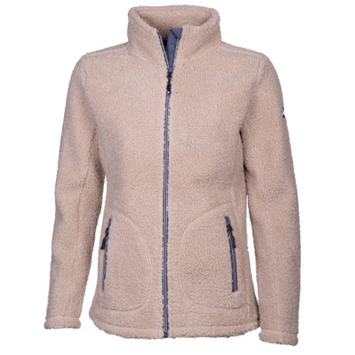 Life line Lorne Sherpa Fleecejas dames beige maat S