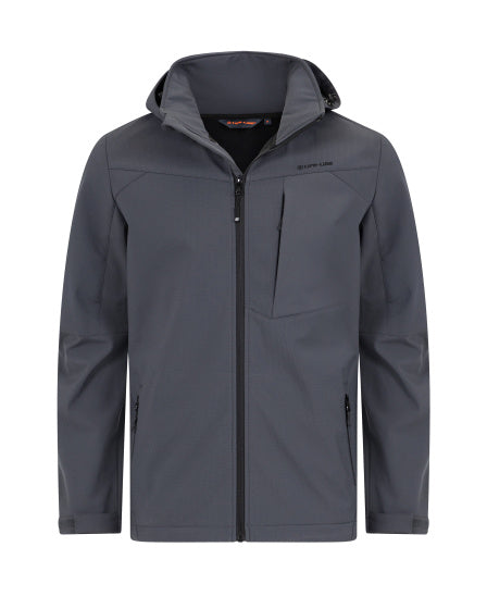 Life line Murray Softshell Jacket heren grijs maat 3XL