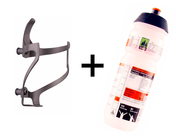 Tune linksträger rechtsträger 750 ml bottle cage set