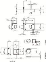 Lips 1758 cilinderoplegslot | blokschoot | dm 60mm | draairichting 4. - 9601682 - afbeelding 2