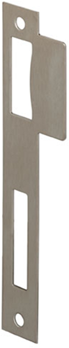 Lips spu2420r sluitplaat voor dag- en nachtslot | afgerond | rvs. | 166 x 24 mm - 7170373 - afbeelding 1