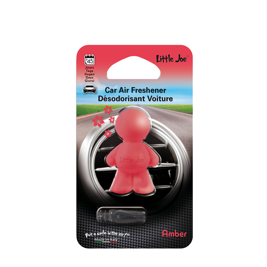 Little joe car air freshener amber