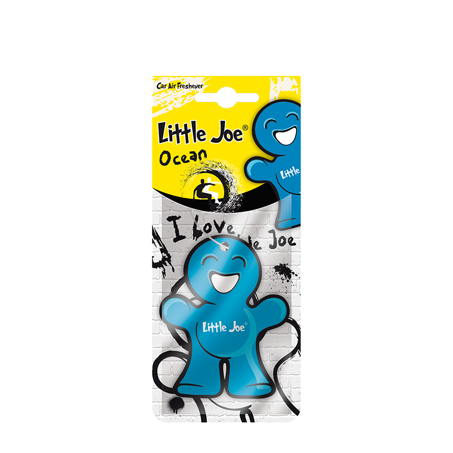 Little joe car air freshener paper ocean