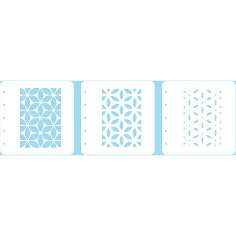 Nellie's choice • layered combistencil set orchid 3stuks