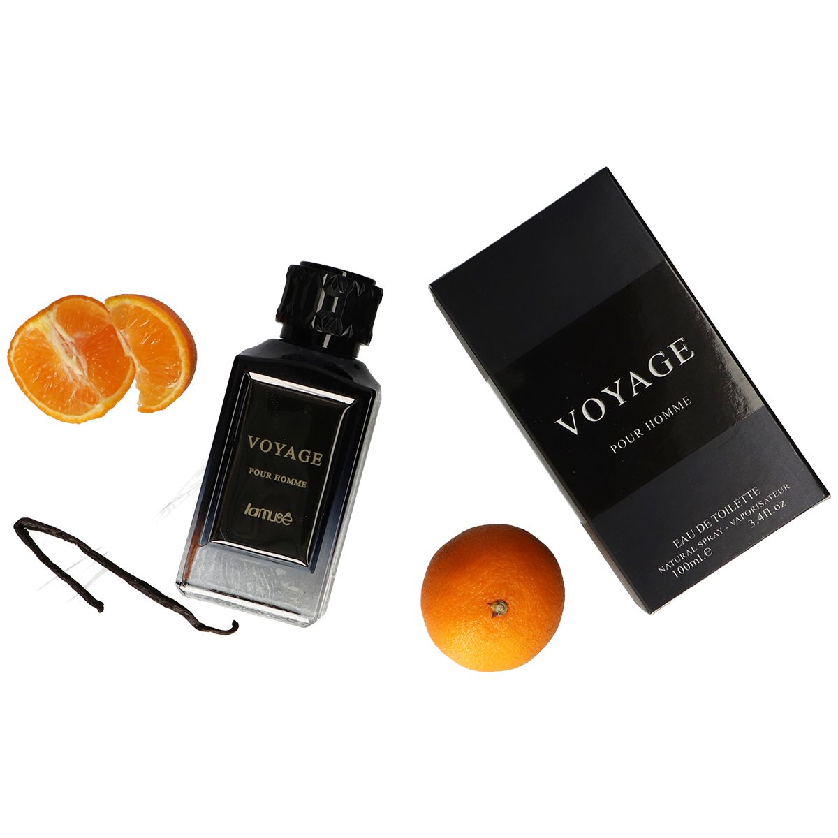 Lamusê by lattafa eau de toilette spray heren voyage pour homme 100ml