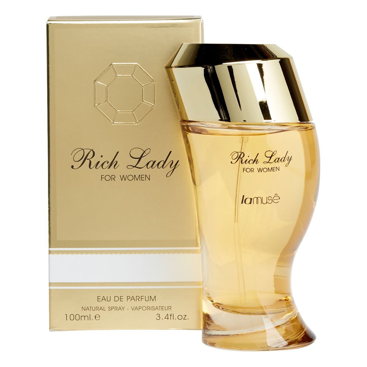 Lamusê by lattafa eau de parfum spray dames rich lady 100ml