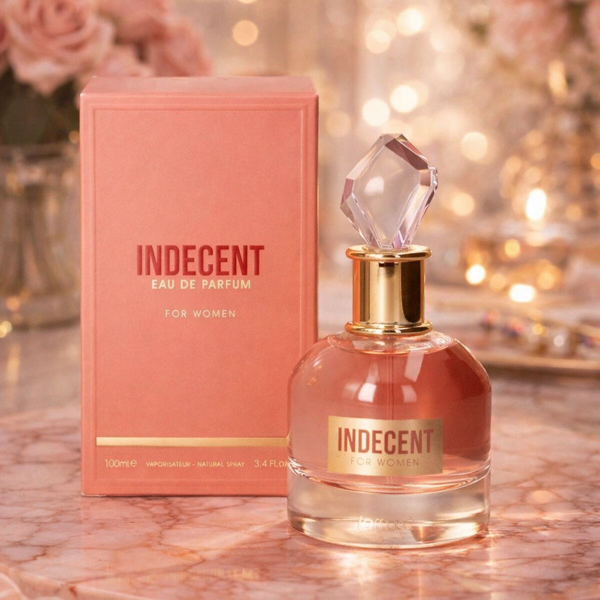 Lamusê by lattafa eau de parfum spray dames indecent 100ml