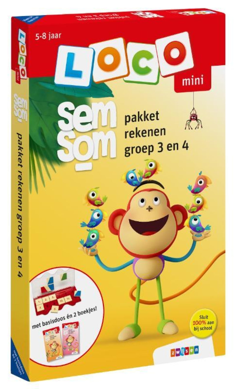 Loco mini - semsom pakket rekenen groep 3 en 4