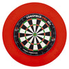 Longfield darts Tournament dartbord met toebehoren rood 8-delig
