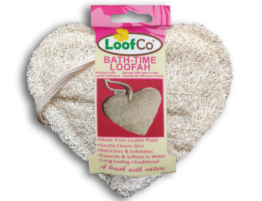 Loofco douche- en badspons - hartje