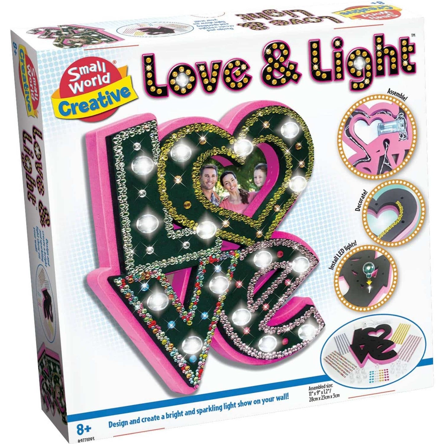 love en light, ontwerp je eigen licht show voor aan je muur