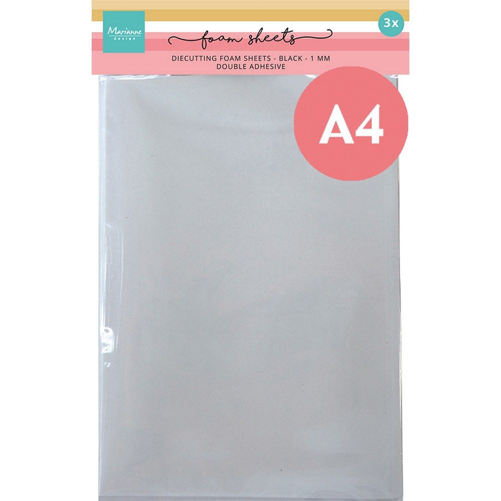 Marianne design • foam sheets a4 black 1mm