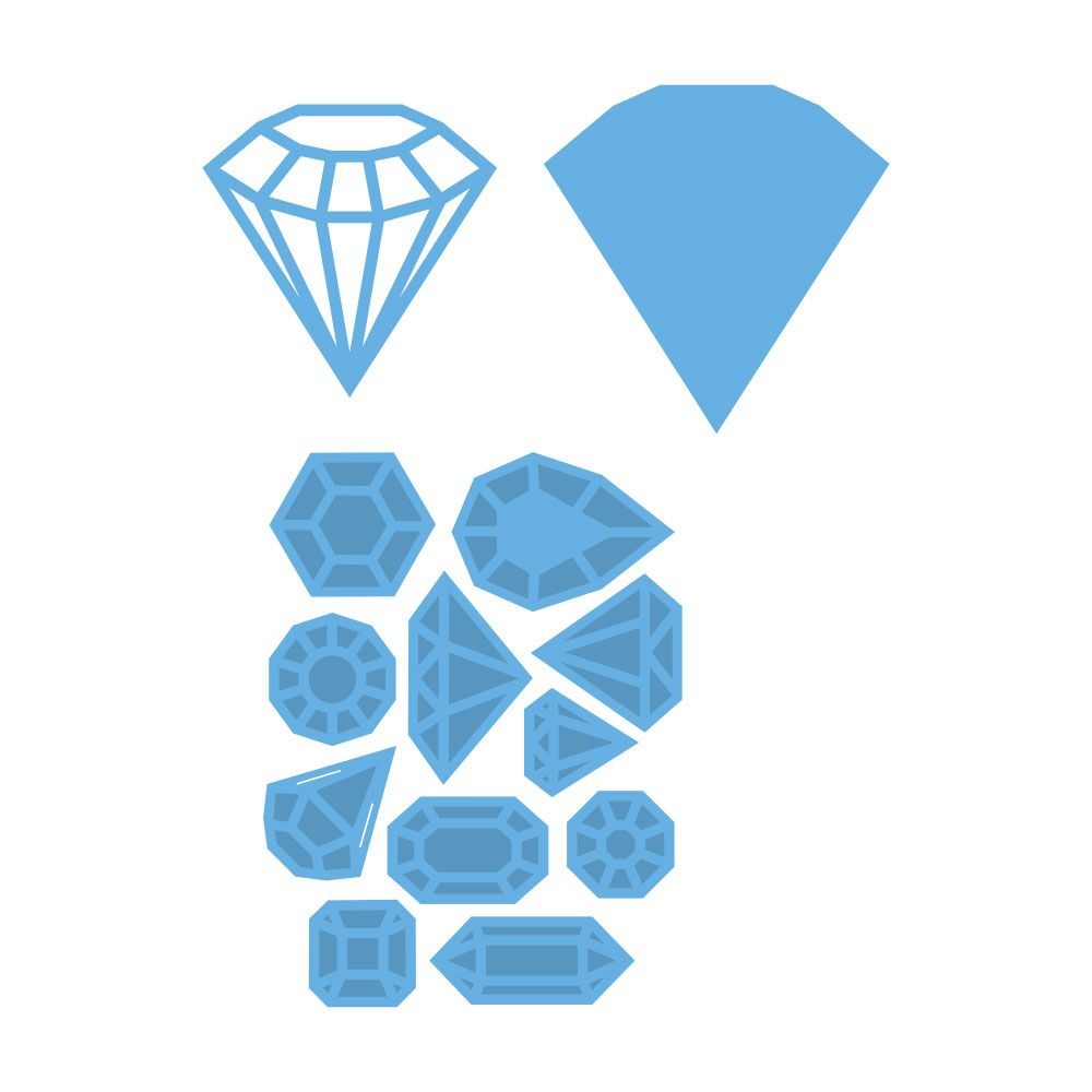 Marianne design • creatables diamond gem stones